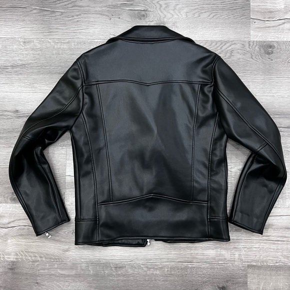 Zara Faux Leather Biker Jacket - Picture 9 of 9